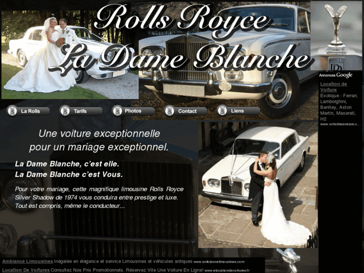 www.location-rolls-mariage.com