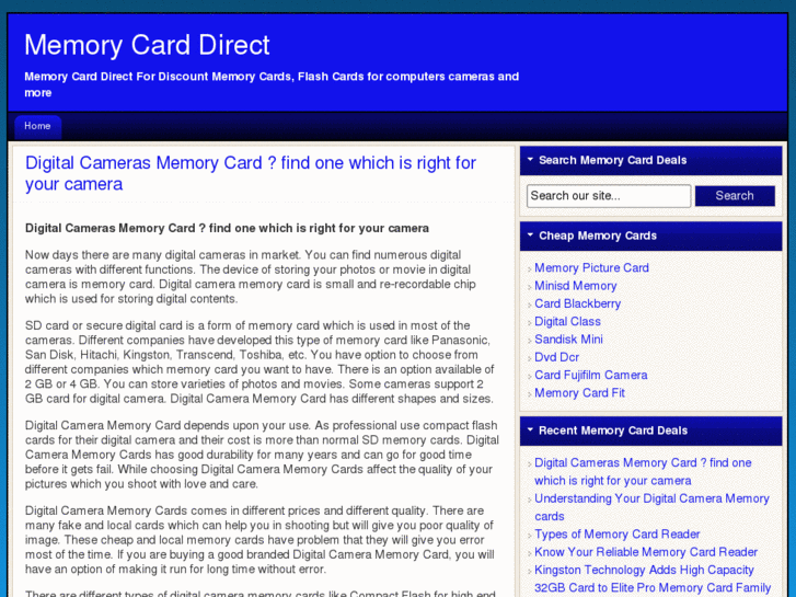 www.memorycarddirect.com