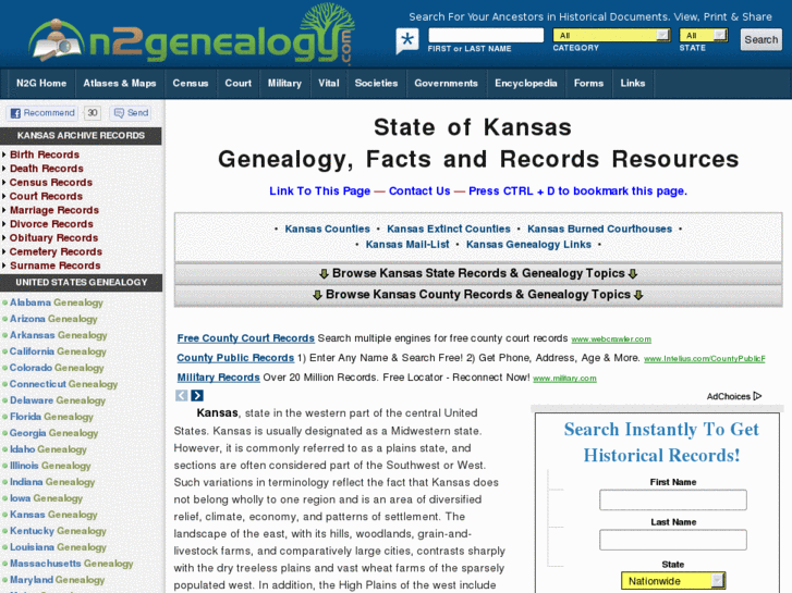 www.mykansasgenealogy.com