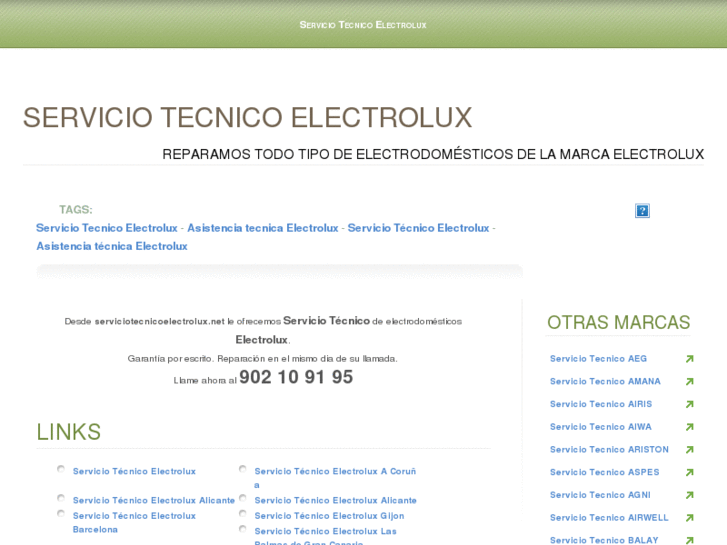 www.serviciotecnicoelectrolux.net