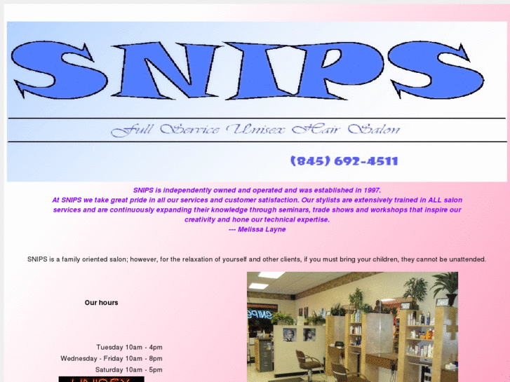 www.snipssalon.com