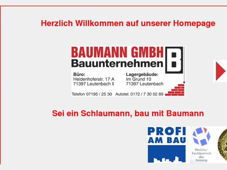 www.baumann-bauunternehmen.com