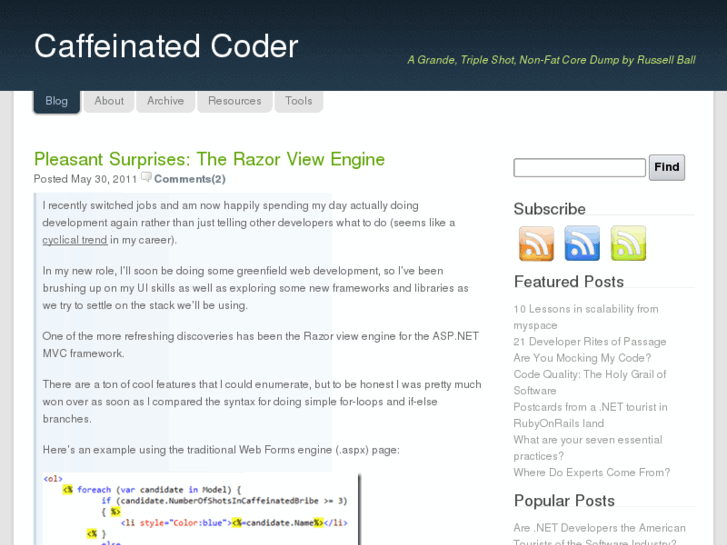 www.caffeinatedcoder.com