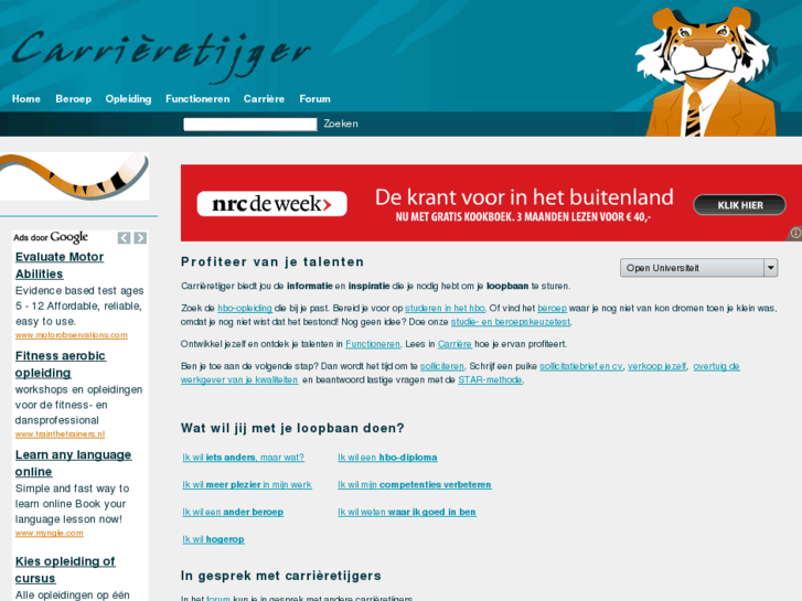 www.carrieretijger.nl