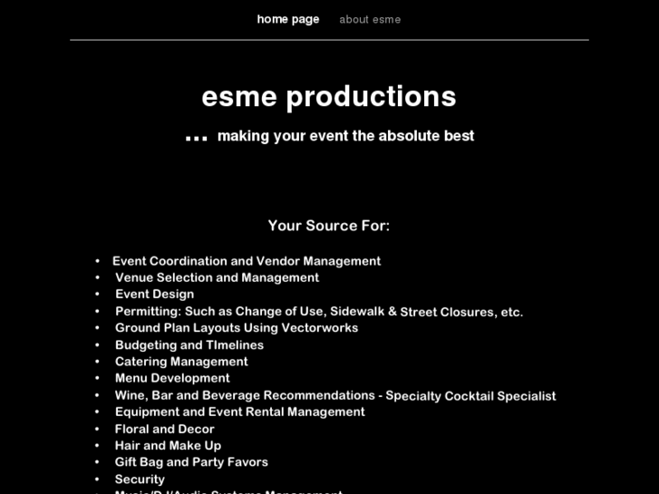 www.esmeproductions.com
