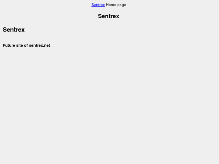 www.sentrex.net