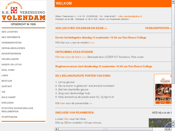 www.ehbovolendam.nl