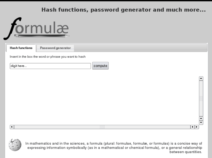 www.formulae.eu