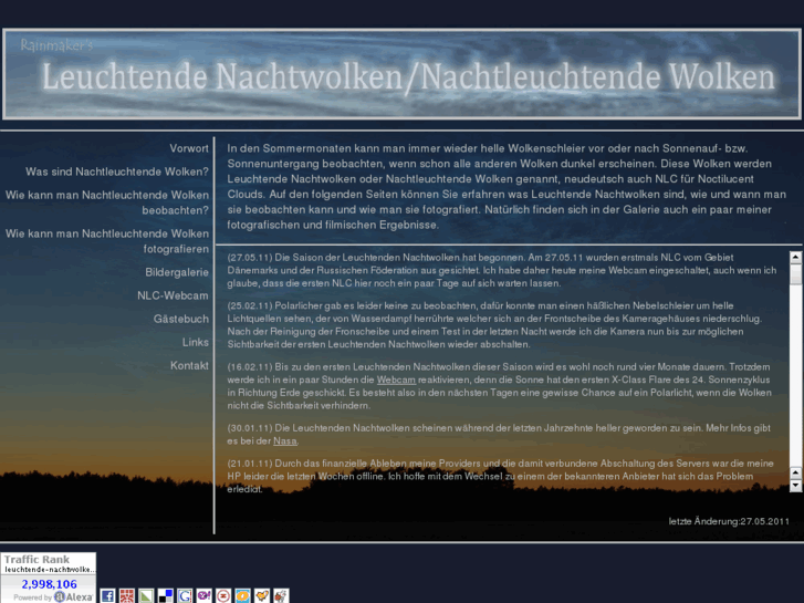 www.leuchtende-nachtwolken.de