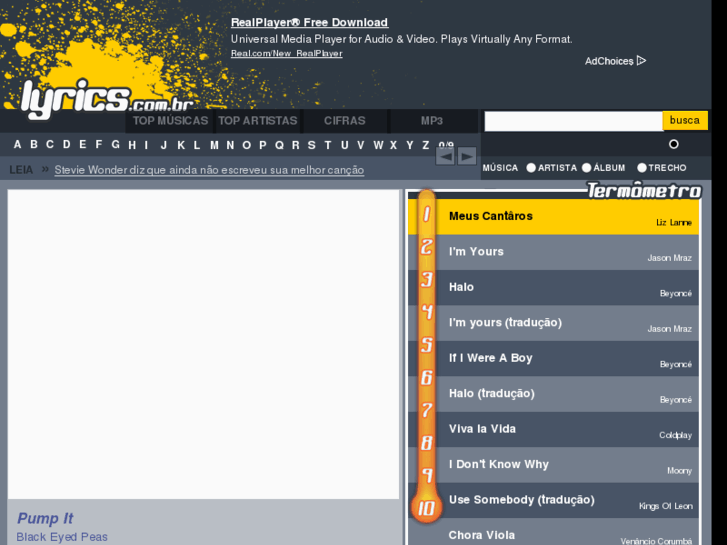 www.lyrics.com.br