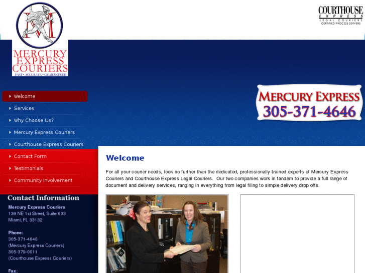 www.mercuryexpresscouriers.com