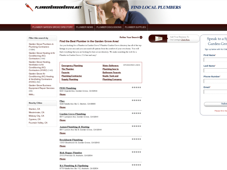 www.plumbergardengrove.net