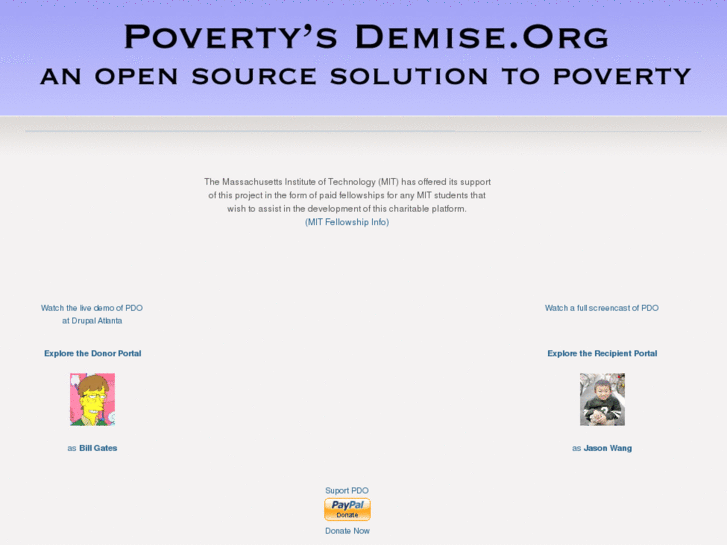 www.povertysdemise.org