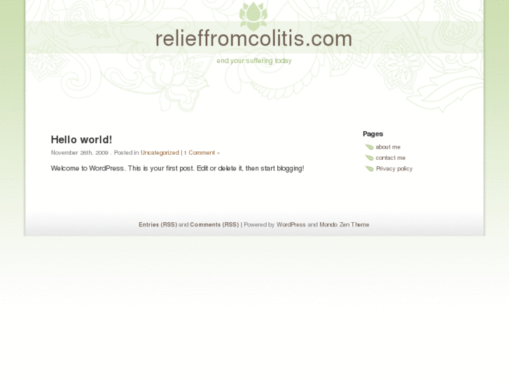 www.relieffromcolitis.com