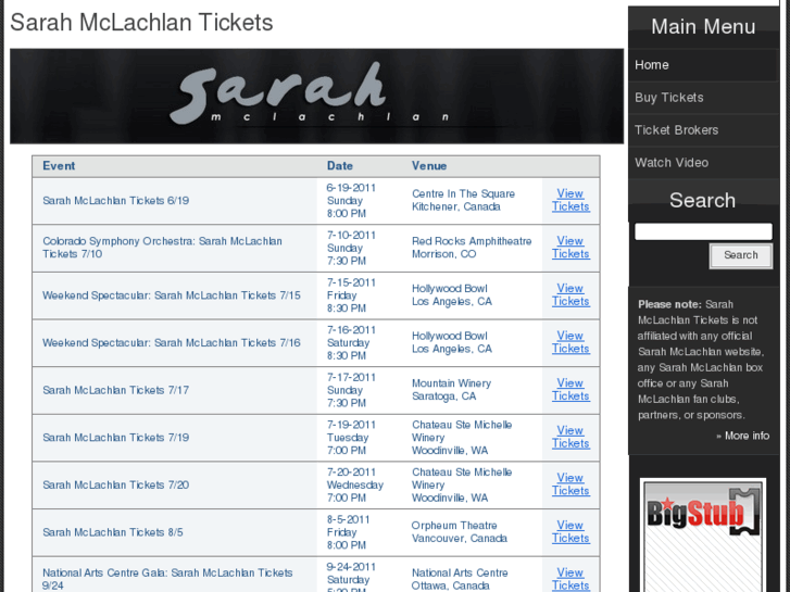 www.sarahmclachlantickets.info