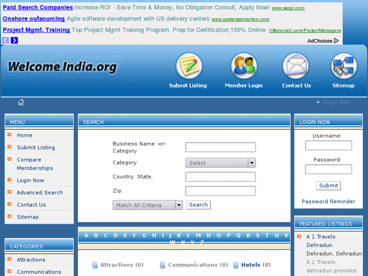 www.welcomeindia.org