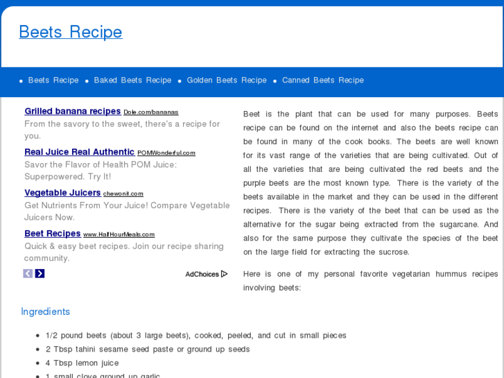 www.beetsrecipe.com