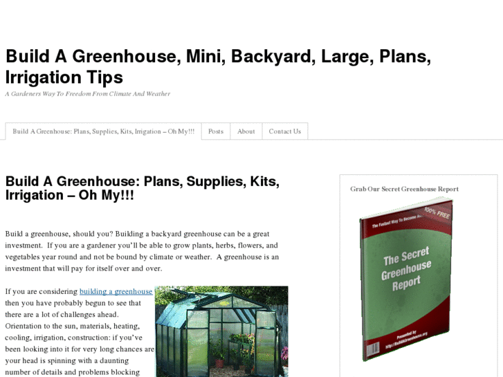 www.buildagreenhouse.org
