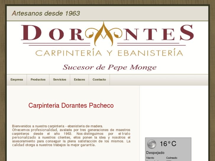 www.carpinteriadorantespacheco.com