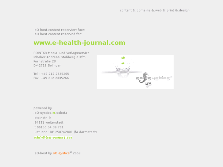 www.e-health-journal.com