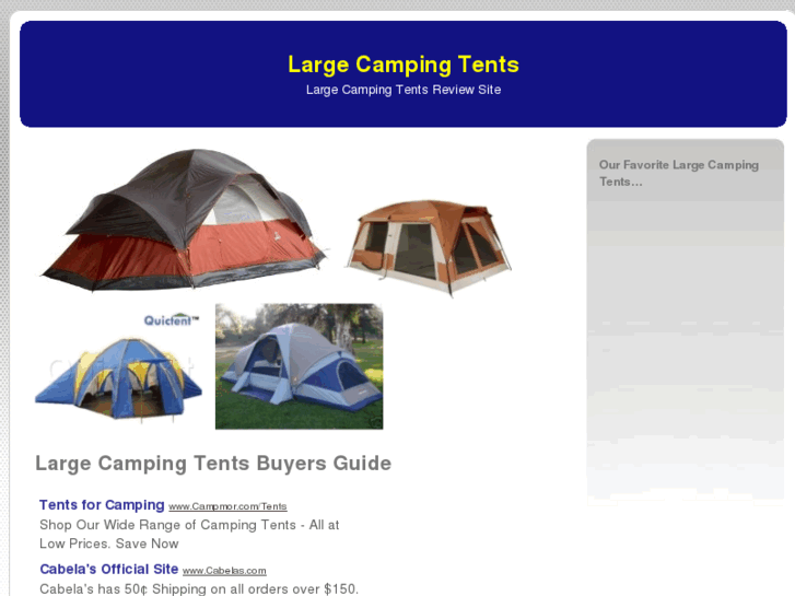 www.largecampingtents.org