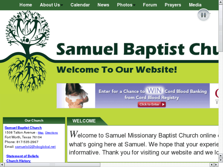 www.samuelbaptistchurch.org