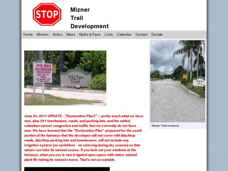 www.stopmiznertraildevelopment.org