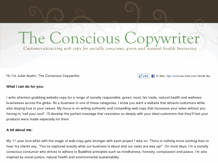 www.theconsciouscopywriter.com