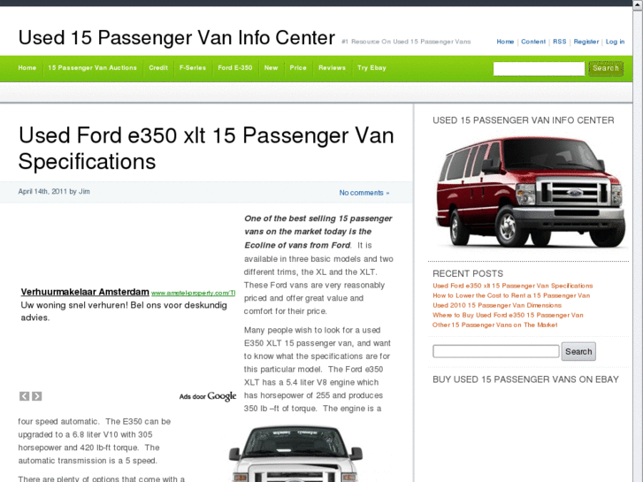www.used15passengervan.com