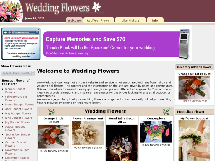 www.wedding-flowers.bz