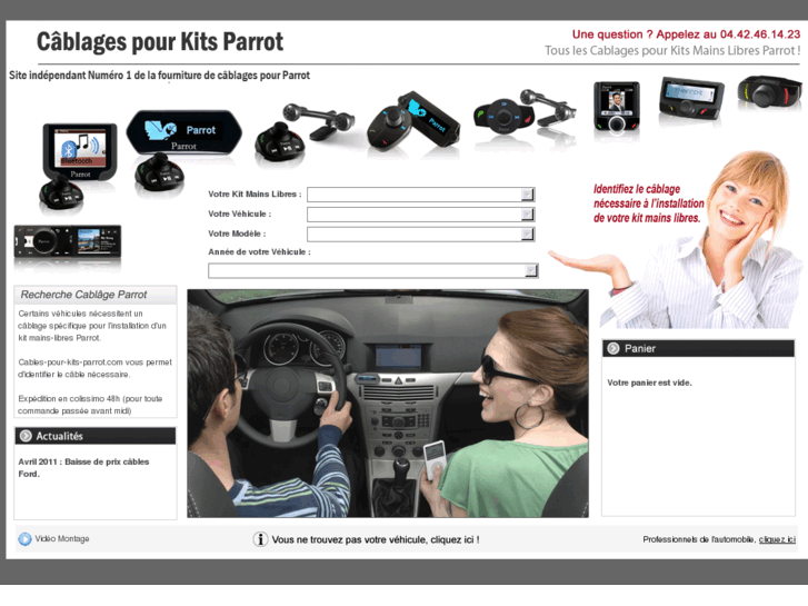 www.cables-pour-kits-parrot.com