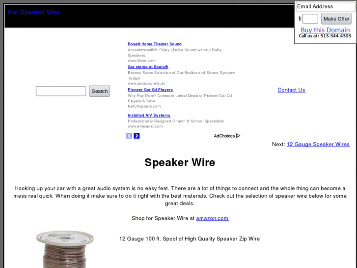 www.carspeakerwire.com