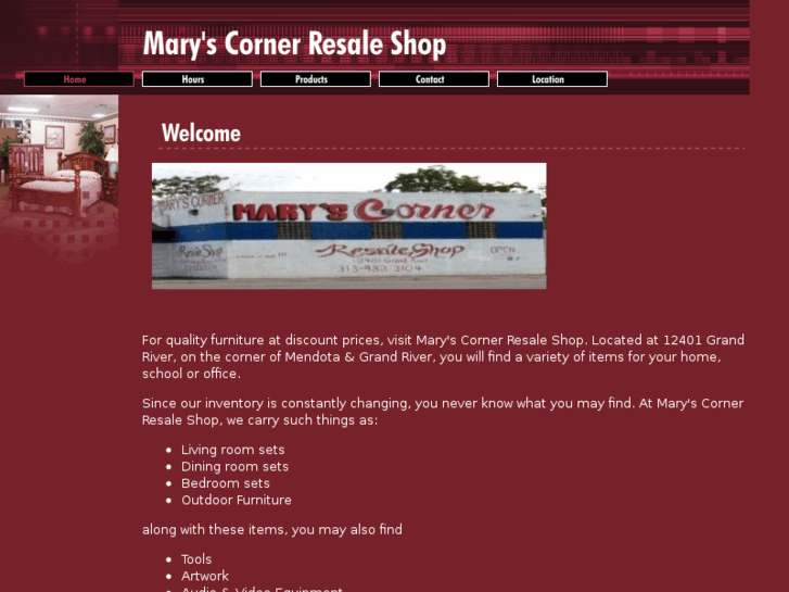 www.maryscornerresaleshop.com