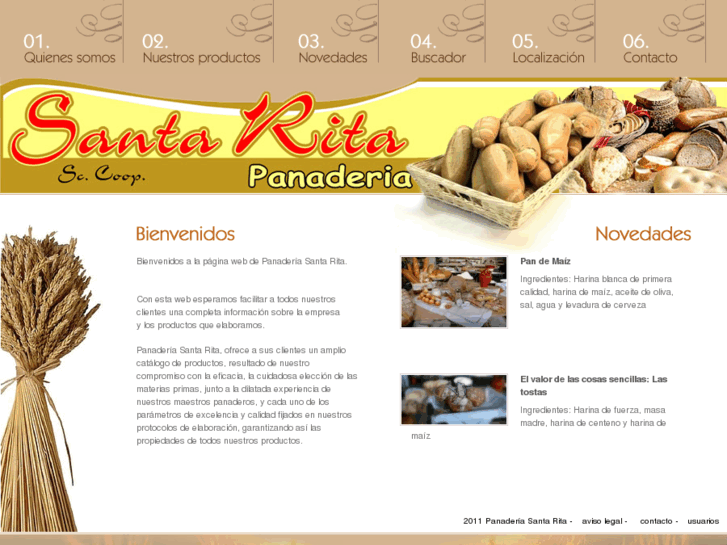 www.panaderiasantarita.com