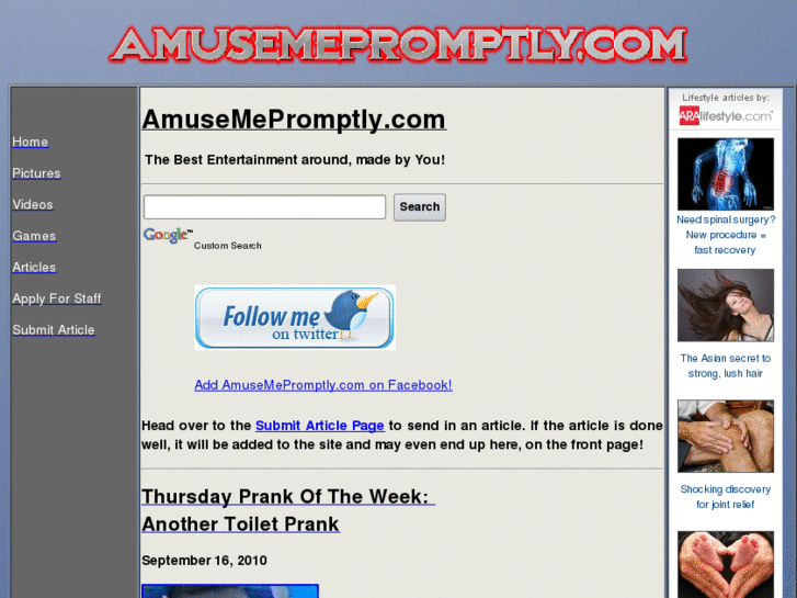 www.amusemepromptly.com