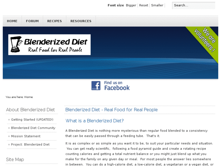 www.blenderizeddiet.net