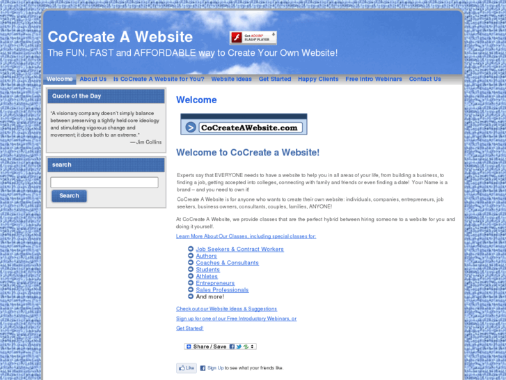 www.cocreateawebsite.com