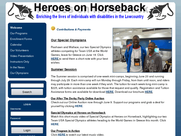 www.heroesonhorseback.com