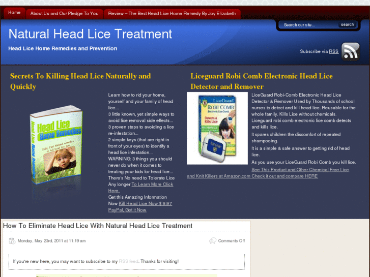 www.myheadlicehomeremedies.com