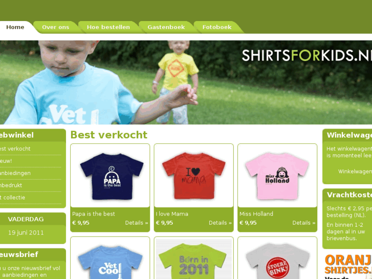 www.shirtsforkids.nl