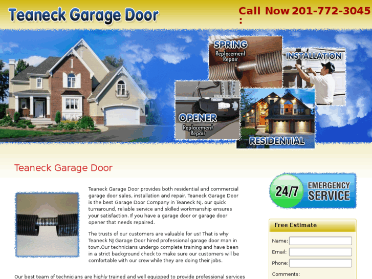 www.teaneckgaragedoor.com