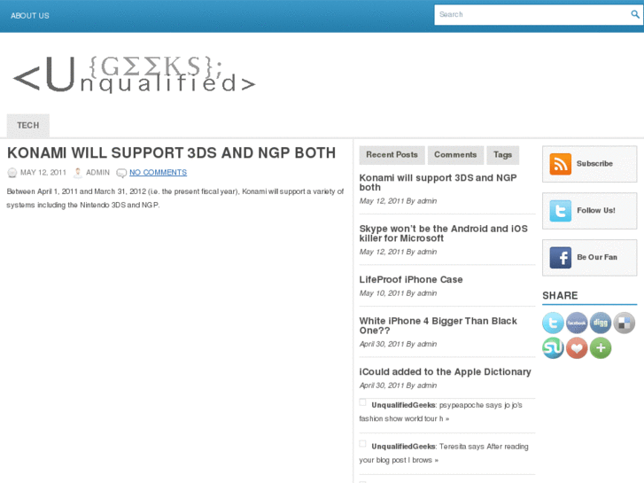 www.unqualifiedgeeks.com