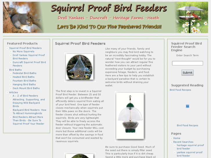 www.birdfeederssquirrelproof.com