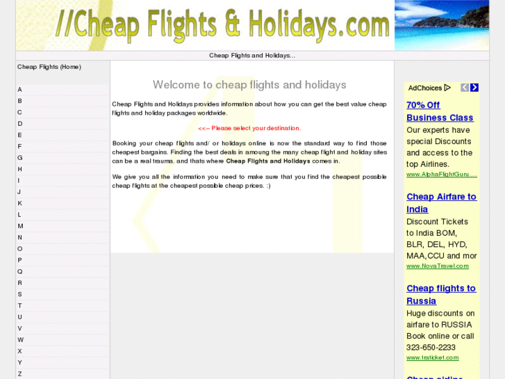 www.cheap-flights-holidays.com