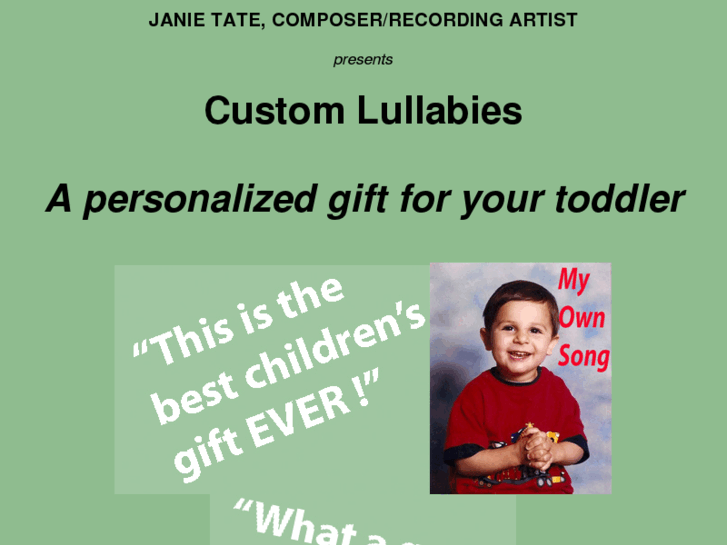 www.customlullabies.com