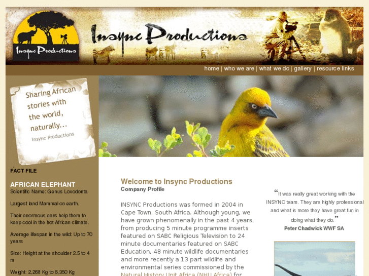www.insyncproductions.co.za