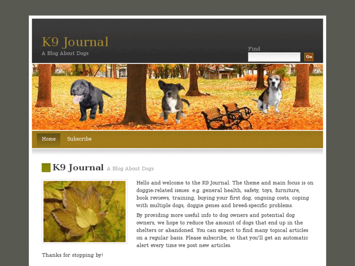 www.k9journal.com