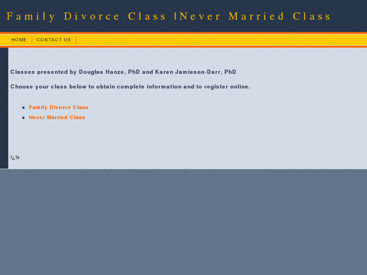 www.nevermarriedclass.com