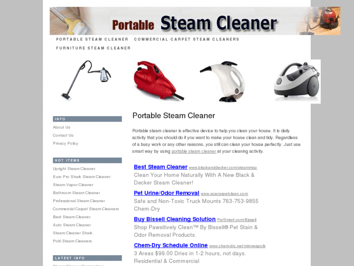 www.portablesteamcleaner.net