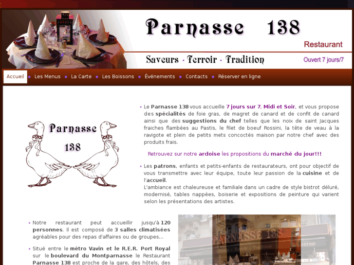 www.restaurantparnasse138.com